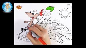 You can now download the best collection of platypus coloring pages image to print. Disney Phineas And Ferb Surf S Up Perry The Platypus Coloring Page Family Toy Report Youtube