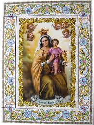 Virgen del carmen, patrona de la fuerza armada. Virgen Del Carmen Rustiluz