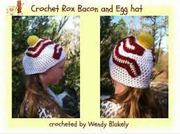 With 50+ free easy hat knitting patterns for winter you will be kept very busy and your head and ear will be very cozy and warm. Early Morning Bacon And Eggs Beanie Crochet