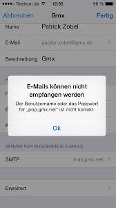 Der gesamte datenaustausch zwischen den servern erfolgt verschlüsselt, sodass ein mitlesen bzw. Senden Und Empfangen Von E Mails Beim Iphone Funktioniert Nicht