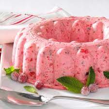 Fluffy Cranberry Mousse Recipe Cranberry Mousse Recipe Mousse Recipes Jello Mold Recipes