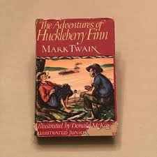 The Adventures of Huckleberry Finn by Mark Twain, Illustrated by Donald  Mckay, Junior Library Edition, 1948 - Etsy