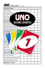 The original uno is awesome but this one is even better. Uno Score Sheets Uno Card Game Original Personal Handy Score Pad Record Keeper Book Small Pocket Size 6 X 9 Inches Mcginnis Judith 9798650465096 Amazon Com Books