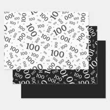 Birthday Black And White Wrapping Paper 100th Birthday Black And White Number Pattern 100 Wrapping Paper Sheets Zazzle Com In 2020 Wrapping Paper Sheets Wrapping Paper 100th Birthday Party