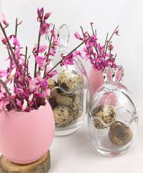 Rosa Osterdeko Mit Enteneiern Osterdeko Osterideen Ostern 2019