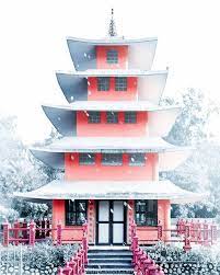The One With The Japanese Pagoda In Snow The Doorstep To The Temple Of Wisdom Is A Knowledge Of Our Own Ignorance Benjamin Franklin Pagodas In Japan Are