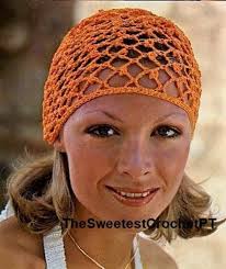 Womens Plain Strip in Trellis Crochet Pattern to Wrap Around Head 52  Inches-7.5 Inches Wide DK 8 Ply Yarn Vintage 70's INSTANT DOWNLOAD Pdf