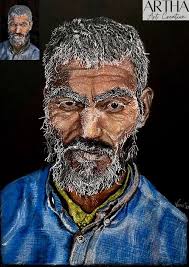 Candy Self Portrait (Candy Drawing by Randy Larson Saatchi Art)