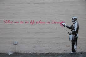 Dissent is fine, but malicious, disruptive and intolerant comments will not be. Banksy Nyc Street Art
