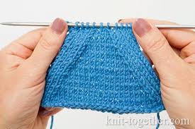 The basic knitting decreases that you will see are k2tog (knit two together) and ssk (slip, slip, knit) and they can either slant to the right (k2tog) or to the left (ssk). Knit Together Decreasing Stitches How To Knit Decrease Stitches