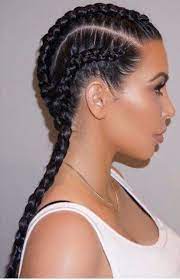 Before getting dreadlocks, experts advise keeping a gap of about 2 inches on the scalp. Braids Boxer Kim Kardashian 58 New Ideas Dutch Braid Hairstyles Kardashian Hair Braided Hairstyles