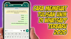 Cara membuat tulisan miring di status wa. Cara Membuat Teks Unik Di Whatsapp Dengan Mudah