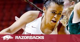 The razorbacks played their final nonconference game without leading scorer chelsea dungee (18.9 points per game), who sat out with a sore knee from a collision in saturday's win over little rock. Chelsea Dungee Arkansas Razorbacks