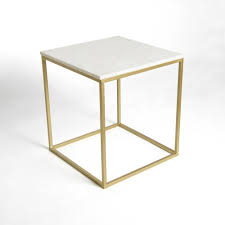 Best Home Fashion Marble White Square Accent Table Table Prince07 White The Home Depot Square Accent Tables Square Marble Side Table Marble End Tables