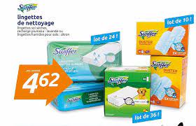 Mais attention un balai swiffer ne peut pas remplacer un balai avec un seau d'eau. Offre Swiffer Lingettes De Nettoyage Chez Action