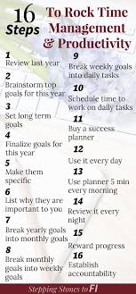 Follow These Simple Steps To Improve Your Time Management And Productivity Skill Business Managemen Time Management Time Management Tips Good Time Management