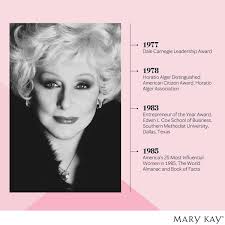 As we round out #WomensHistoryMonth, let's take a moment to remember just  some of the accomplishments of our Founder and continued inspiration, Mary  Kay Ash.