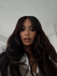 It's a new era 😍 from off black short to long and soft Carmel brown for my  favourite Virgo. So obsessed with her and her new hair 🤤 using @nuudhair  300g 24”