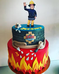 Sam Der Feuerwehrmann Feuerwehr Kuchen Kindergeburtstag Feuerwehrmann Sam Torte Feuerwehrmann Sam Kuchen