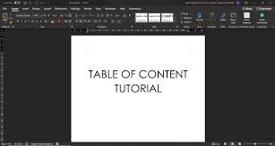 Bagaimana membuat muka surat bermula dengan angka lain. Fakhrullah Samerin On Twitter Cara Buat Table Of Content Ms Word Table Of Content Auto Tanpa Perlu Rujuk Semula Setiap Muka Surat