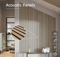 Prix direct usine panneau acoustique insonorisé fibre PET MDF lamelle  studio de musique panneau mur/plafond