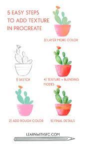 5 Easy Steps To Add Texture In Procreate Procreate Ipad Art Procreate Ipad Tutorials Digital Illustration Tutorial