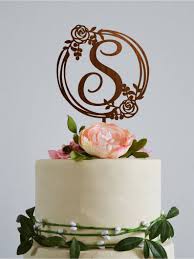 Monogram S Cake Topper Letter S Cake Topper Gold Monogram Etsy Diy Cake Topper Wedding Cake Toppers Letters Wedding Cake Toppers Initials