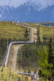 Trans Alaska Oil Pipeline Traverses Tundra In The Alaska Range Interior Alaska Photographer Patrick J Endr Alaska United States Geography Natural Landmarks