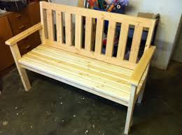 Einfache Gartenbank 130 Cm Aus Douglasie Bauanleitung Zum Selber Gartenbank Gartenbank Selber Bauen Douglasie