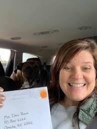 Looking for the person who was kind enough to post this letter for us, we  thought it was gone but it made it to its destination to 2 v excited  children today ❤️🥰