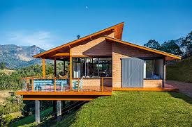 Casa De Campo Suspensa E Pratica E Teve Custo Barateado Arquitetura E Construcao Casascampo Ev Mimarisi Mimari Modelleri Mimari