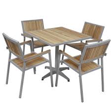 Table De Jardin Carree En Bois 4 Places Mobeventpro Table De Jardin Carree Mobilier Terrasse Table Terrasse