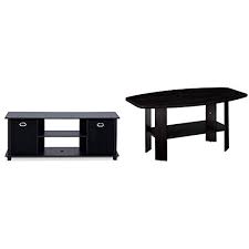 Add style to your home, with pieces that add to your decor while providing hidden storage. Furinno Econ Entertainment Center Black Black Simple Design Coffee Table Espresso In Kuwait Whizz Coffee Tables