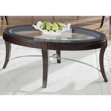 Furniture of america curve dark cherry glass top coffee. Pin On Oval Glass Coffee Tables