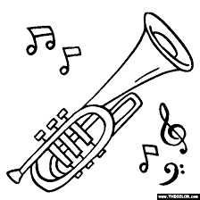 100 Free Musical Instruments Coloring Pages Color In This Picture Of A Cornet And Others Wit Musical Instruments Musical Instruments Drawing Jazz Instruments