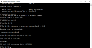 Replace the port_number with the actual port number that you want to check and hit enter. Verifying Server Client Connection Officescan Apex One