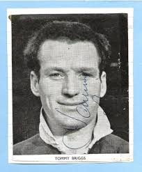 TOMMY BRIGGS BLACKBURN Rovers 1952-57 England B Int Rare Original Autograph  £8.10