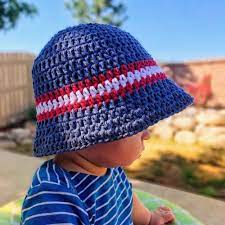 Sun And Sand Bucket Hat Crochet Pattern By Made With A Twist In 2021 Crochet Sun Hat Crochet Hat Pattern Crochet Hats