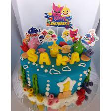 Ada banyak sekali request mengenai kue ulang tahun baby shark di jakarta. Kue Ulang Tahun Baby Shark Cake Ultah Baby Shark Shopee Indonesia