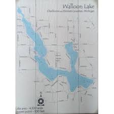 signs walloon lake map sign walloon lake maps map signs