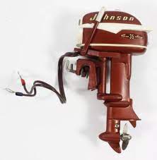 Vintage Johnson Outboard Toy Motor Outboard Boat Motors Outboard Motors Outboard