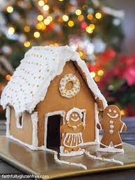 That gingerbread place is australia's leading manufacturer of customised gingerbread houses, diy gingerbread house kits, corporate branded logo cookies, photo cookies, cookie pops, cookie bouquets and personalised christmas corporate gifts. How To Make A Gluten Free Gingerbread House Template Included Faithfully Gluten Free
