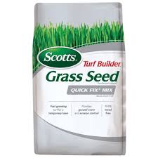 Germinates fast, fills in for a thick turf. Scotts 3 Lb Turf Builder Quick Fix Mix Grass Seed 18272 The Home Depot Grass Seed Turf Builder Best Grass Seed