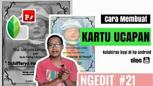 Kartu nama pada umumnya berisi nama, kontak dan alamat rumah atau kantor. Ngedit Membuat Kartu Ucapan Kelahiran Bayi Di Hp Phonto Tutorial Youtube