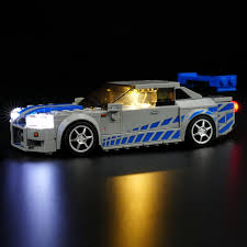 Amazon.com: DALDED LED Light Kit for Lego Speed Champions Fast & Furious  Nissan Skyline GT-R (R34), Compatible with Lego 76917, Lighting Your Toy  for ...