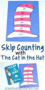 Practice Skip Counting By Tens With This Fun Diy Math Puzzle Inspired By The Cat In The Hat By Dr S Dr Seuss Math Activities Dr Seuss Activities Dr Seuss Math