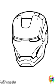 Casco De Iron Man Casco De Iron Man Iron Man Para Colorear Casco Iron Man