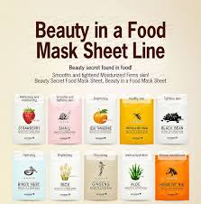 Skinfood Beauty In A Food Mask Sheet 1pc 23 Flavors Yesstyle Skin Food Skin Firming Beauty Foods