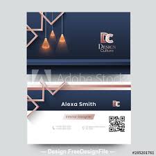 Your business card design is an essential part of your branding and should act as a visual extension of your brand design. Interior Design Business Card Vector Free Download
