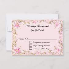 Elegant Pink Floral Baby Shower Rsvp Card Zazzle Com Couples Baby Shower Invitations Pink Baby Shower Invitations Baby Shower Invitations